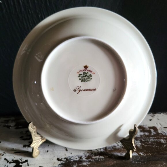 Vtg Franconia Krautheim "Sycamore" Berry Bowl / Sauce Bowl Selb Bavaria Germany - Picture 4 of 5